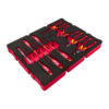 MILWAUKEE 10PC PACKOUT DRAWER INSULATED ELECTRICIAN FOAM INSERT SET - 4932493637 - Reverse