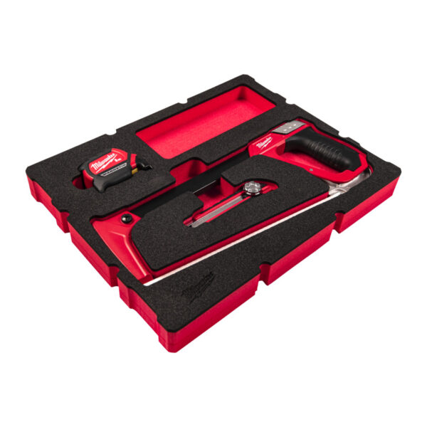 MILWAUKEE 4PC PACKOUT DRAWER CUTTING & MEASURING FOAM INSERT SET - 4932493642 - Reverse