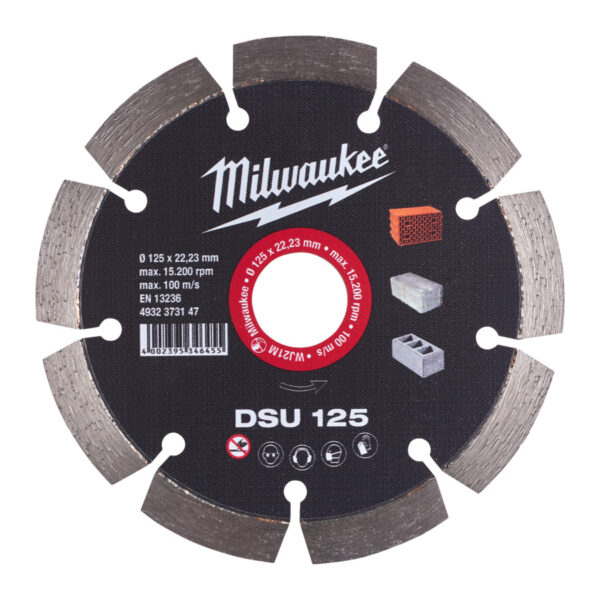 MILWAUKEE DIAMOND BLADES DSU - DSU 125 MM - 1 PC - 4932373147