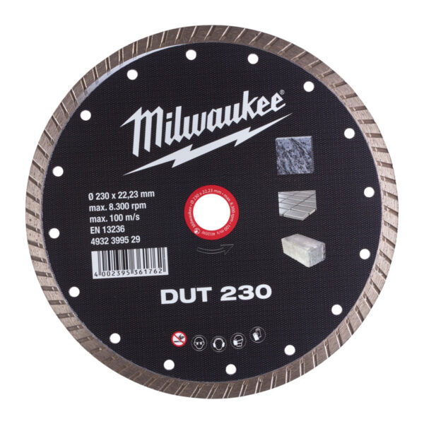 MILWAUKEE DIAMOND BLADES DUT - DUT 230 MM - 1 PC - 4932399529