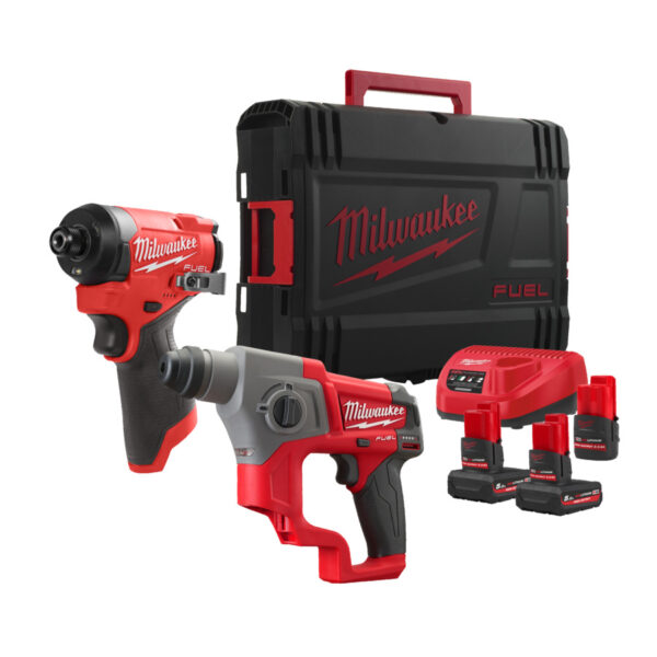 MILWAUKEE M12 FUEL PROMO POWER PACK - M12 FPP2M2 - 4933492639