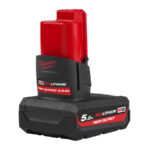 MILWAUKEE M12 HIGH OUTPUT 5.0 AH BATTERY - M12 HB5 - 4932480165