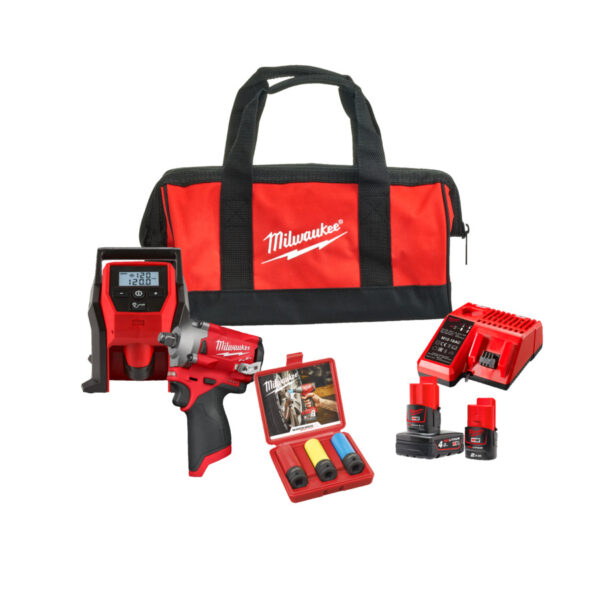 MILWAUKEE M12FPP3AK-402B SET POWERPACK - - 4933492090