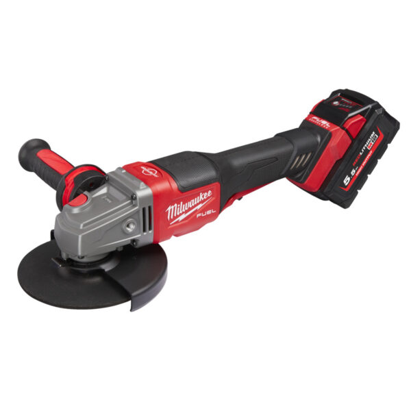 MILWAUKEE M18 FUEL HIGH PERFORMANCE 125 MM BRAKING GRINDER WITH PADDLE SWITCH - M18 FHSAG125XPDB - 4933471081