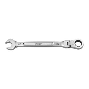 MILWAUKEE MAX BITE  flexible head ratcheting combination spanner - 22mm - 4932480195