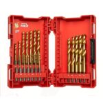 MILWAUKEE RED HEX - SHOCKWAVE HSS-TIN METAL DRILL BITS - 4932493866 - Reverse