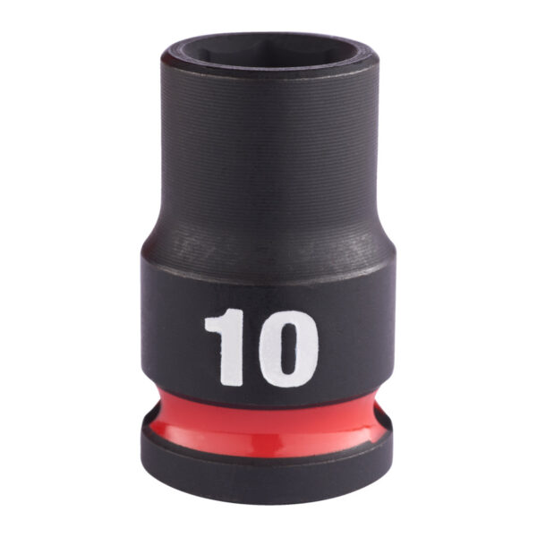 MILWAUKEE SHOCKWAVE IMPACT DUTY IMPACT SOCKETS - 10 MM 3/8" IMPACT SOCKET STD - 1 PC - 4932480267