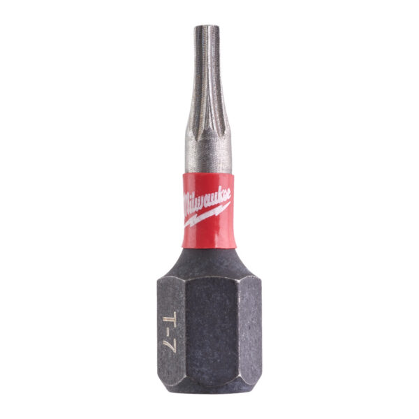 MILWAUKEE SHOCKWAVE IMPACT DUTY SCREWDRIVING BITS - SHOCKWAVE TX7 X 25 MM - 2 PCS - 4932471567