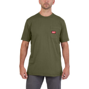 MILWAUKEE WORK T-SHIRT SHORT SLEEVE - Green