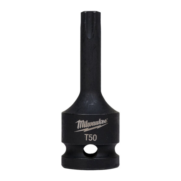 MILWAUKEE ½″ IMPACT TX BIT SOCKETS - TX50 1/2" IMPACT BIT SOCKET - 4932478062